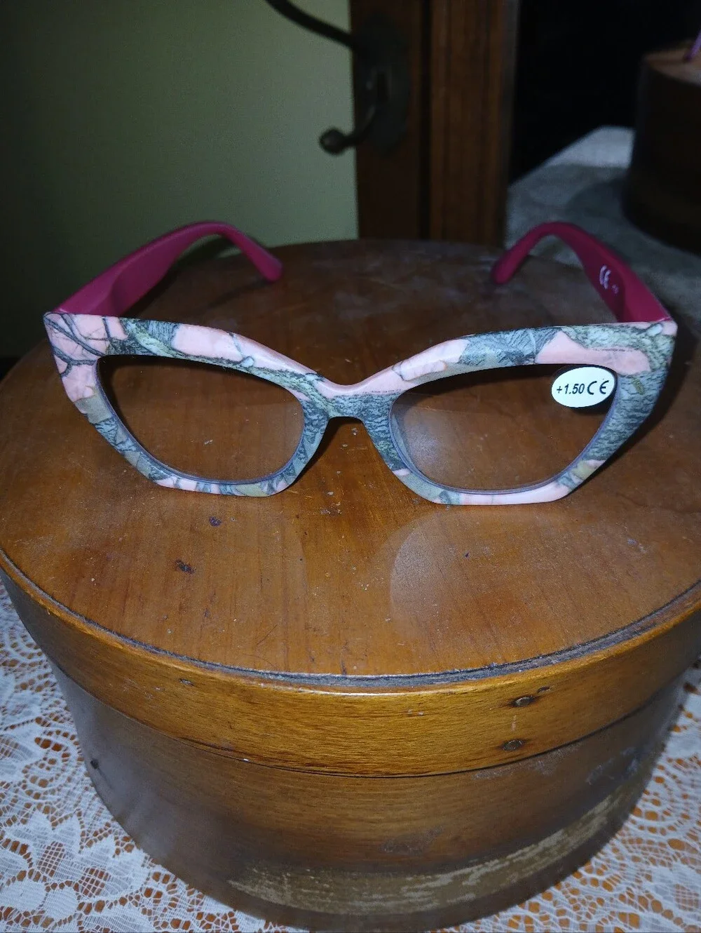 Marble Print Cat Eye Trendy Reading Glasses 1.5